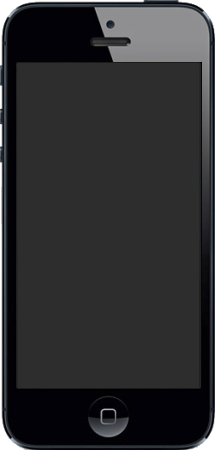 Scroll to and touch Mail, Contacts, Calendars.