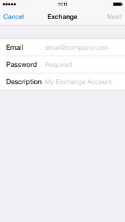 Touch Email.