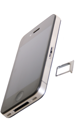 Remove the SIM tray.