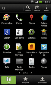 Touch Settings.