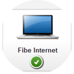 You will see a green check under the Fibe Internet service in approximately 10 seconds.