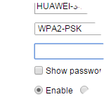 Enter your new Wi-Fi password.