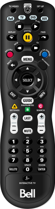 To go to a specific channel, enter the channel number on the keypad, then press SELECT.