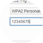 Enter a new Wi-Fi hotspot password in the Wi-Fi password (key) field.This will be the password that you will need to use when connecting a phone, laptop, etc. to the MiFi 2.