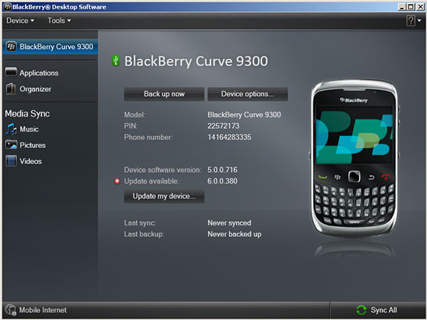 Blackberry Desktop Software For 88302