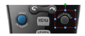press recordings button