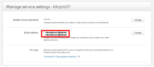 Incoming and Outgoing Mail Server Settings.