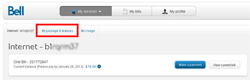 My package and features