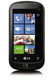 LG Optimus Quantum™ with Windows® Phone 7