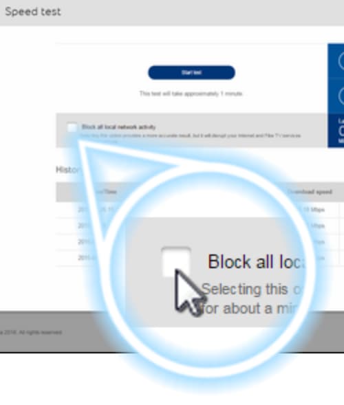 Block all local network activity