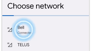 Choose network