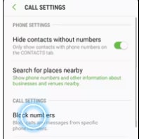 Blocked numbers