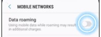Data roaming