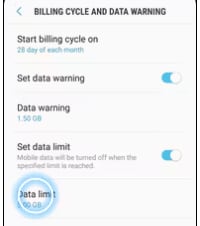 Data limit