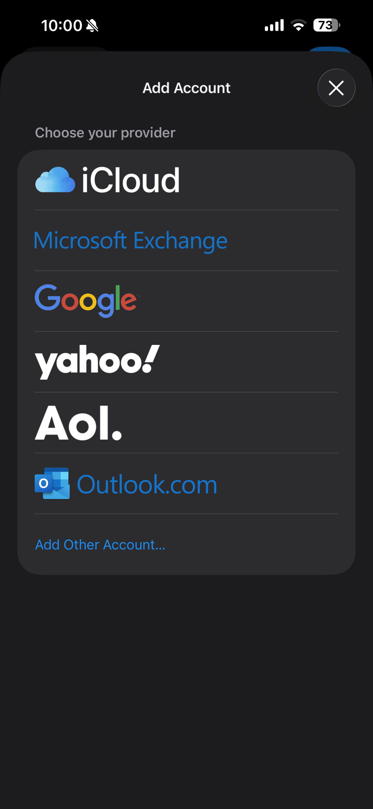 Touch Other Account.