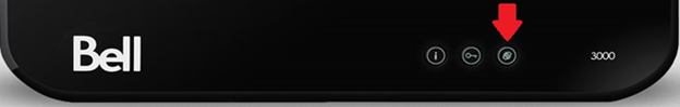 Example of were to find the WPS button on the Home Hub 3000