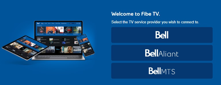 Select your TV service provider