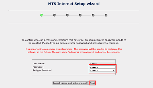 No connection error during Actiontec GT784WNV Wizard