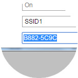 Scroll to and highlight Name (SSID).