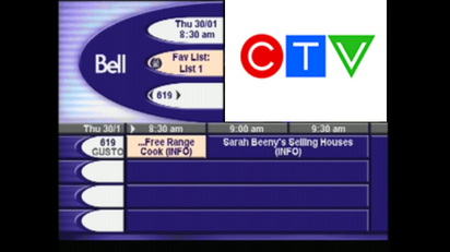 How to view a Favourites list in the Bell Satellite TV (5100 PVR ...