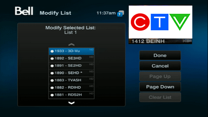 Highlight the channel you want to add, then press SELECT.Repeat for every channel you wish to add.