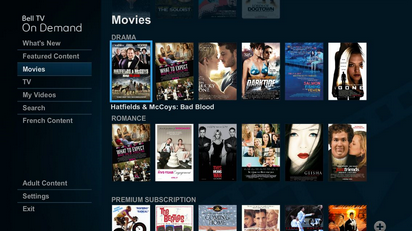Scroll to a movie and press SELECT.