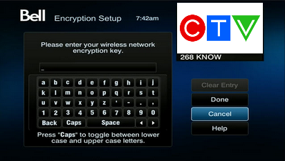 Enter your Wi-Fi password (or encryption key) and select Done.