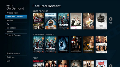 On your Satellite TV remote, press MOVIES. Or The On Demand store will launch.