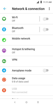 Touch Hotspot & tethering.