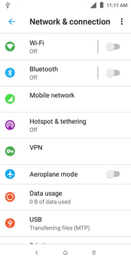 Touch Hotspot & tethering.