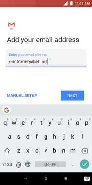 Scroll to and touch MANUAL SETUP.