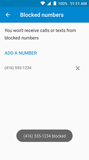 The phone number has been added.