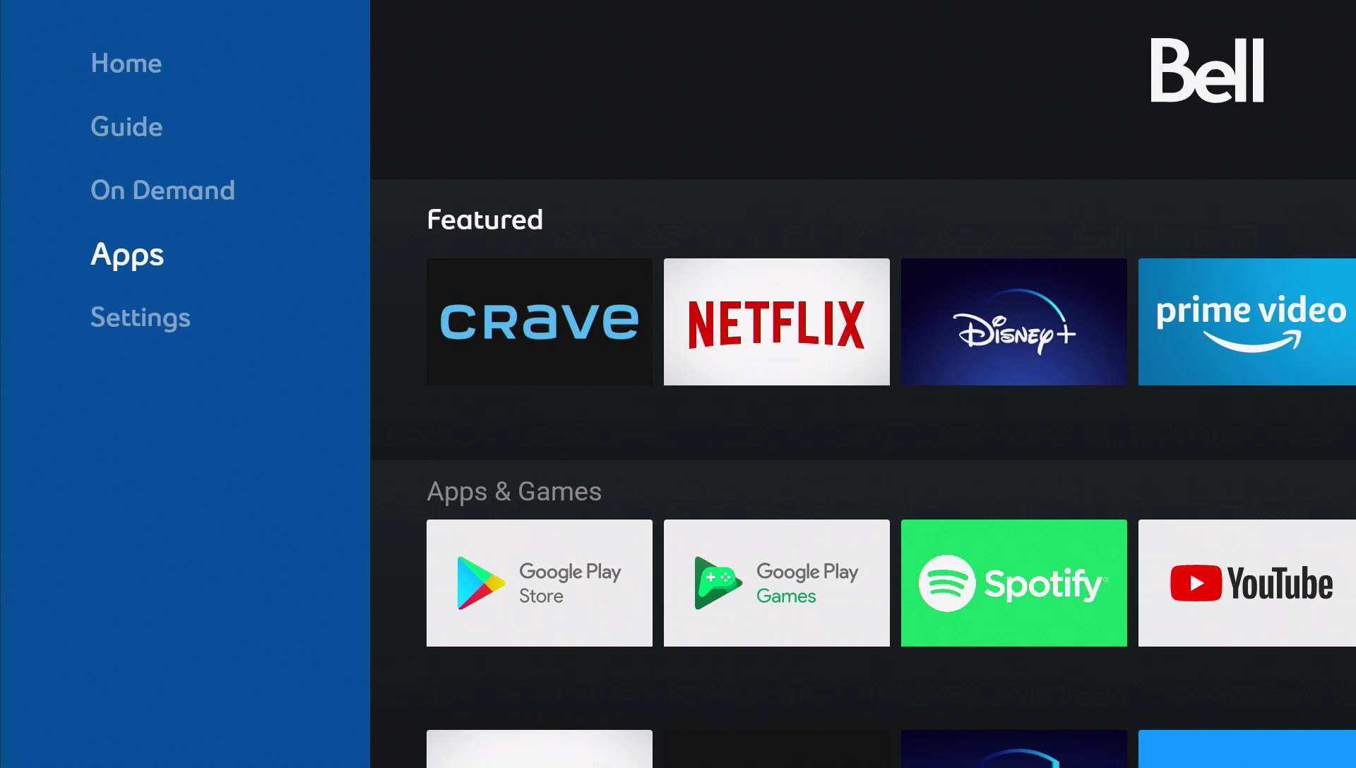 Navigate to the main menu and select On Demand.