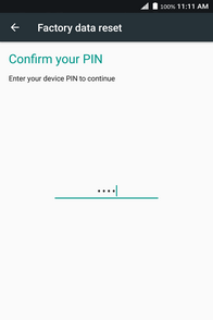 If prompted, enter your device lock code (PIN, password, pattern, etc.) and touch Enter.