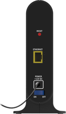 Connectez le nouvel émetteur sans fil à votre modem de type Borne universelle à l