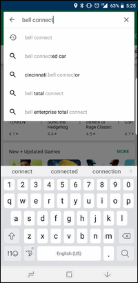 Search for and install Connected Car.
