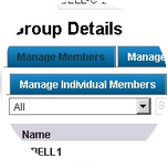 To remove an individual contact, select the Manage Individual Members tab.