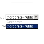 Select Corporate-Public to allow end-user modifications, including contact and group management on the device.