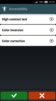 Additionally, you can select Color correction.