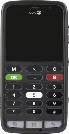 The phone is now back in the accessible Doro interface.