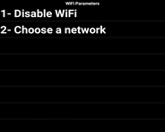Scroll to Choose a network.