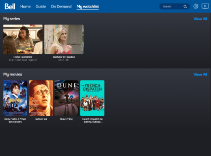 To view your list, click the My list tab in the On Demand section.