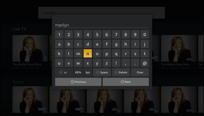 Select the Back button to hide the keyboard.