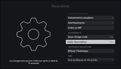 Pour annuler le réglage, cliquez de nouveau sur le pavé tactile.