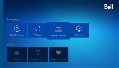 Select Manage Devices.