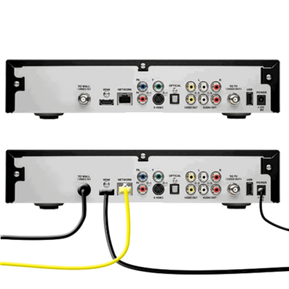 Disconnect all cables from your current receiver and connect them to the corresponding connections on your new receiver. If you have a coaxial connection, use the wrench provided to tighten the cable. Be careful not to over tighten.