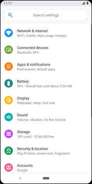 apn settings to default on my google