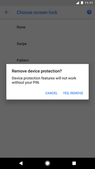 google pixel screen lock turn xl disable device