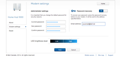 Re-type the new password in Confirm password field.