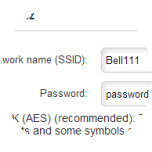 If you want, you can change the network name and password to something easier to remember.
